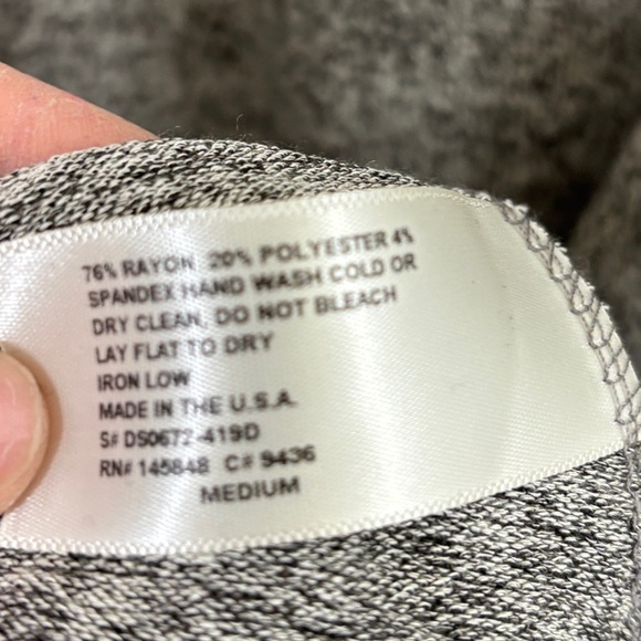 Everly Gray Cowl Neck Sweater Dress - Picture 4 of 4